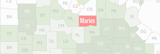 Maries County Map