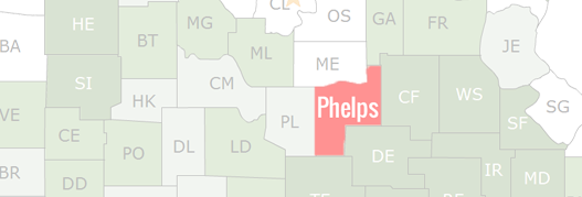 Phelps County Map