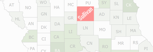 Sullivan County Map