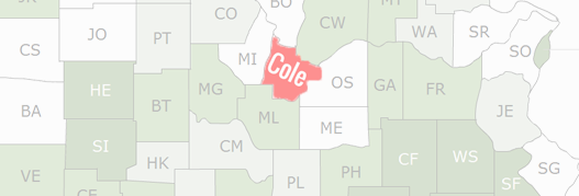 Cole County Map