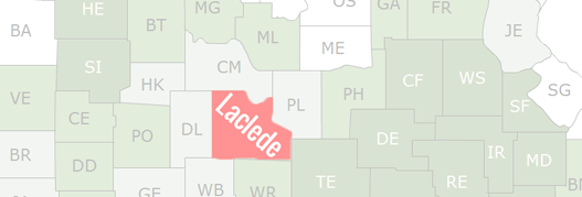 Laclede County Map